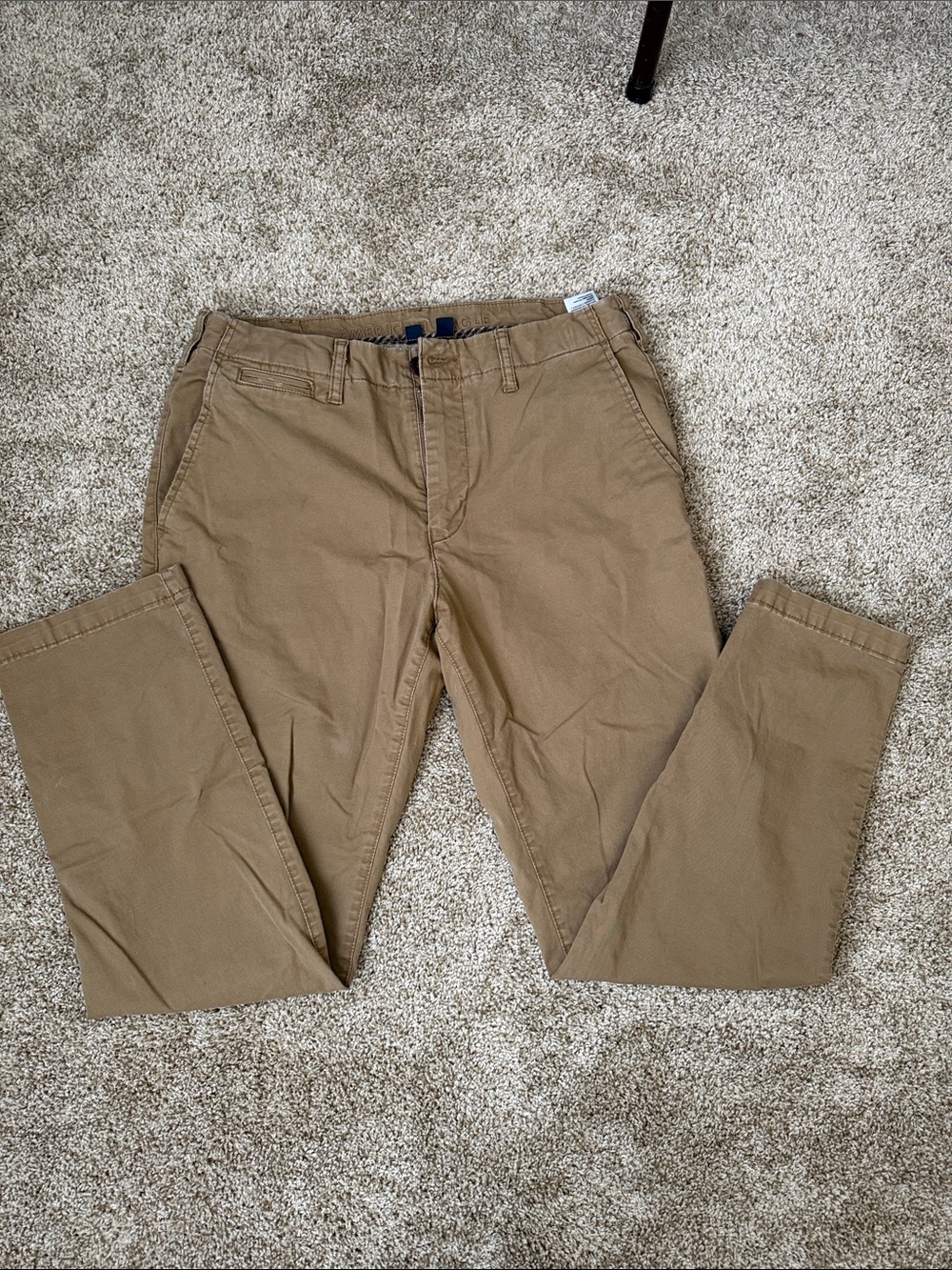 American Eagle Outfitters Tan Straight Chinos